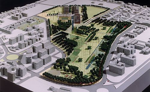 Maquete do Parque Central